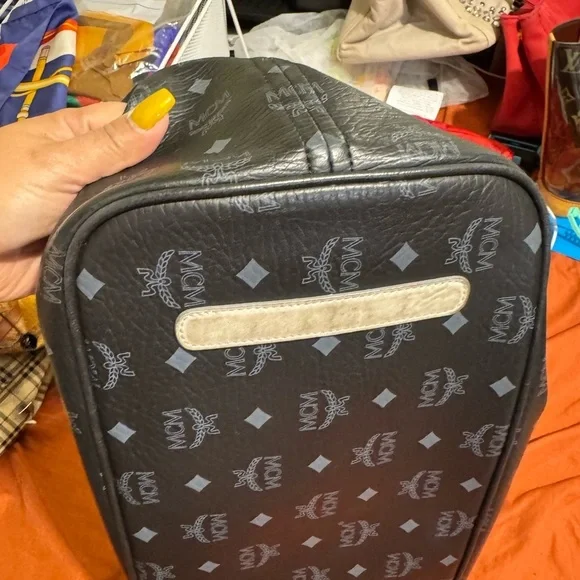 MCM Black and Gray Women's Tote Neverfull Bag